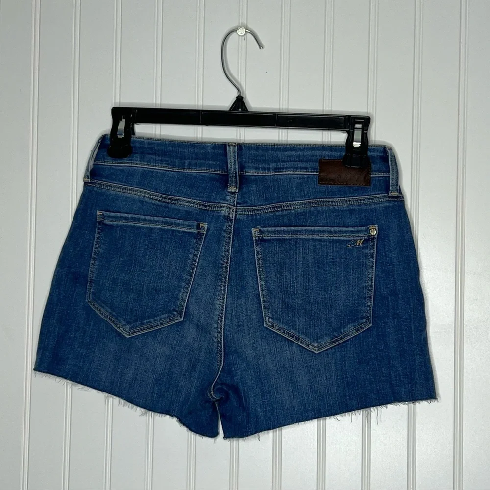Mavi Jeans Raw Hem Denim Shorts Size 26